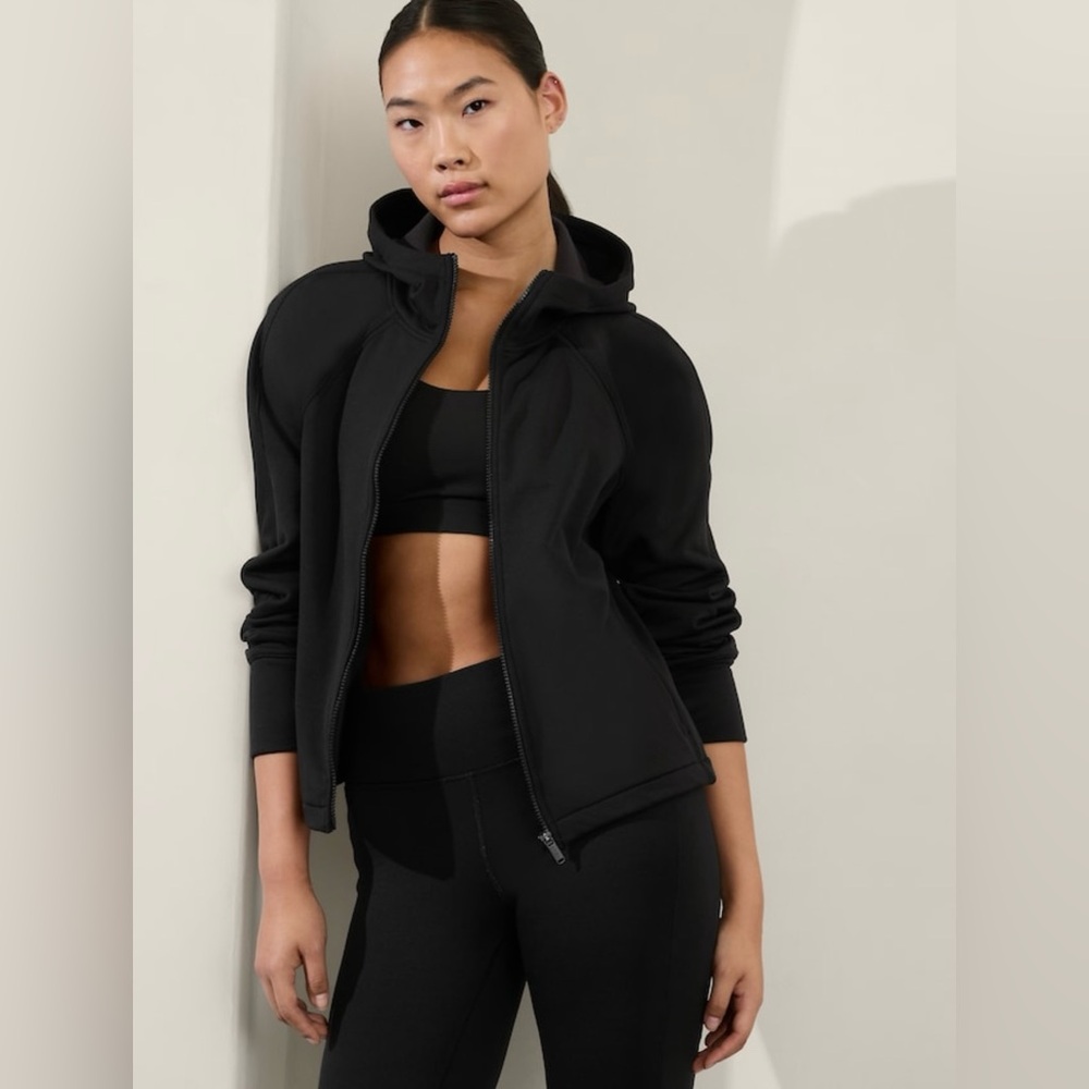 Athleta Altitude Fleece Lined Jacket // Black
